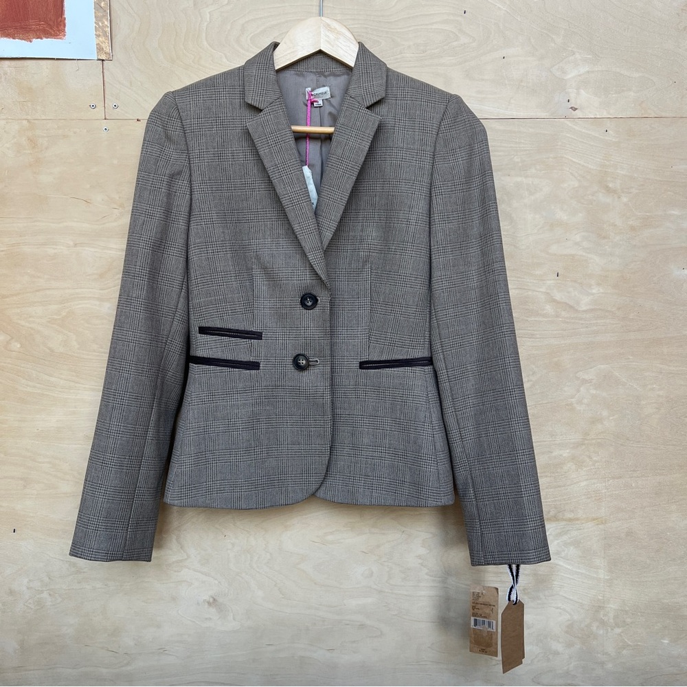 Daniel Cremieux Plaid Brown Blazer BNWT